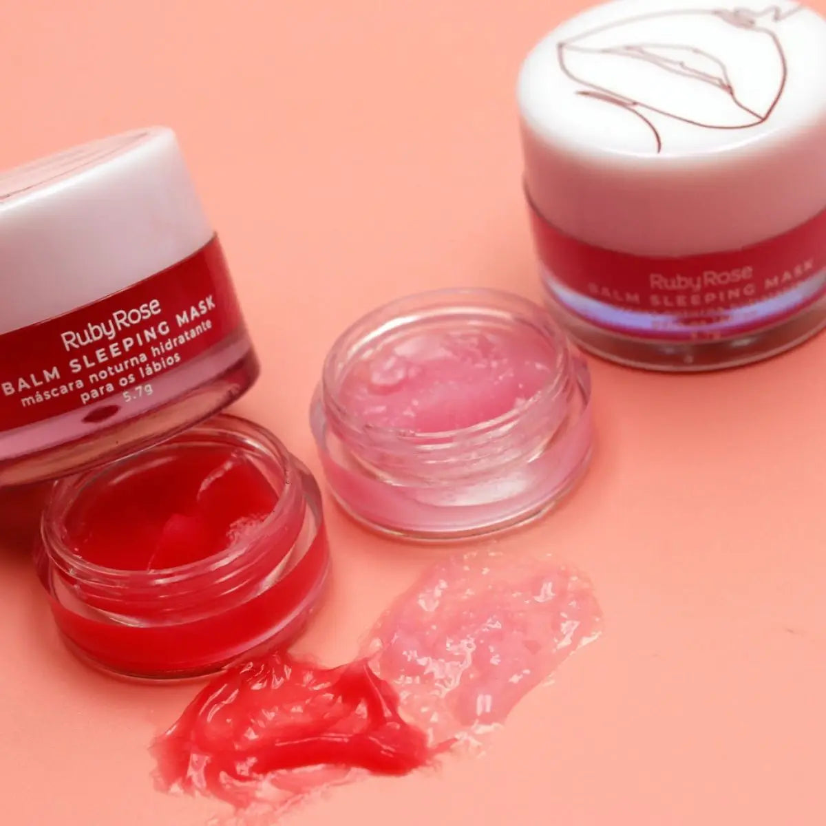 Máscara para dormir Balm - Máscara labial noturna Ruby Rose