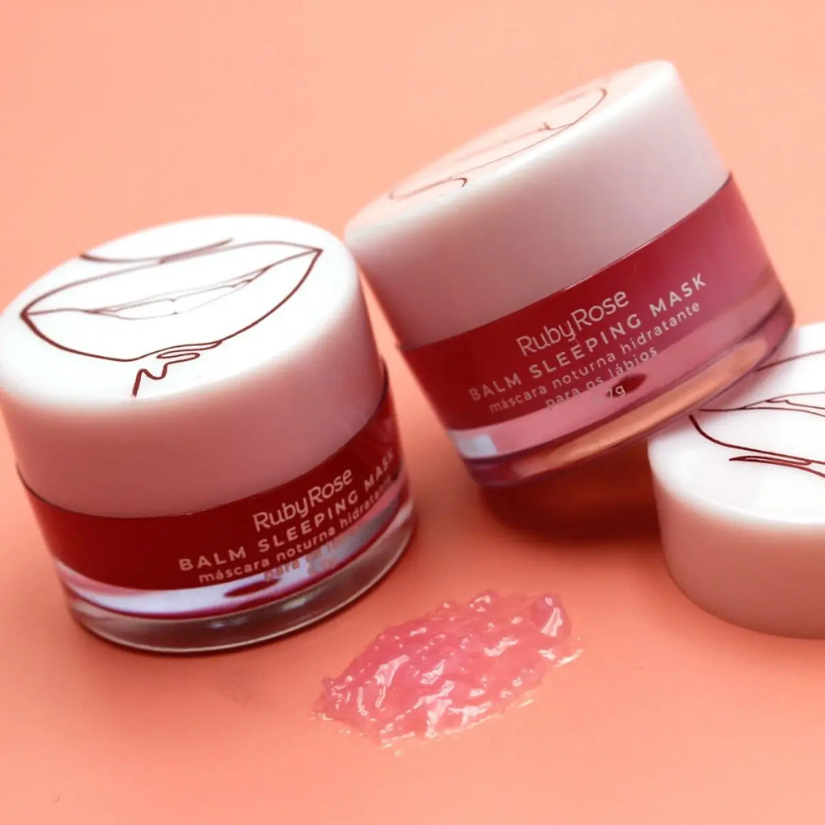 Máscara para dormir Balm - Máscara labial noturna Ruby Rose