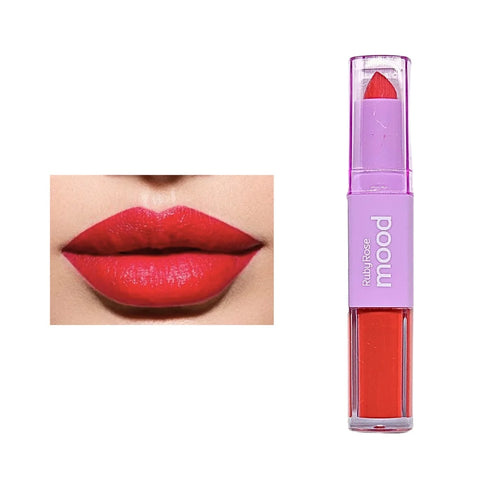 Batom Duo Matte Mood - Ruby Rose