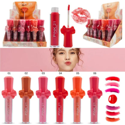 Lip Gloss Shine Lacinho - Pink 21