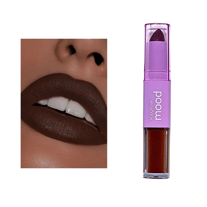 Batom Duo Matte Mood - Ruby Rose