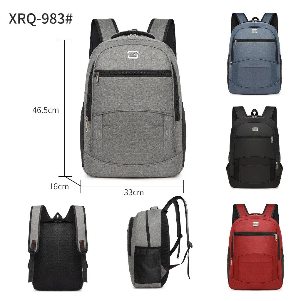 mochila de moda masculina enviar cor aleatória