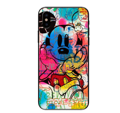 Capa personalizada Mickey Graffiti para iPhone XS