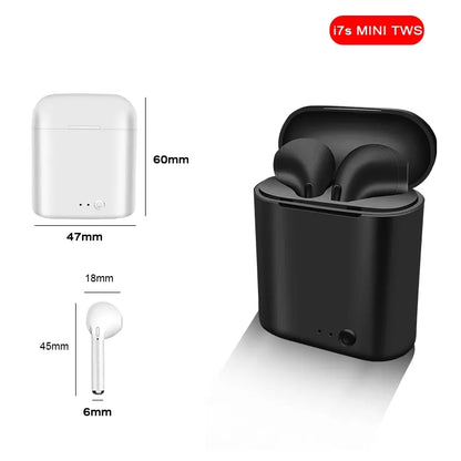 Fone de Ouvido i7 mini tws Wireless Binaural Bluetooth Headset in-Ear Earplugs