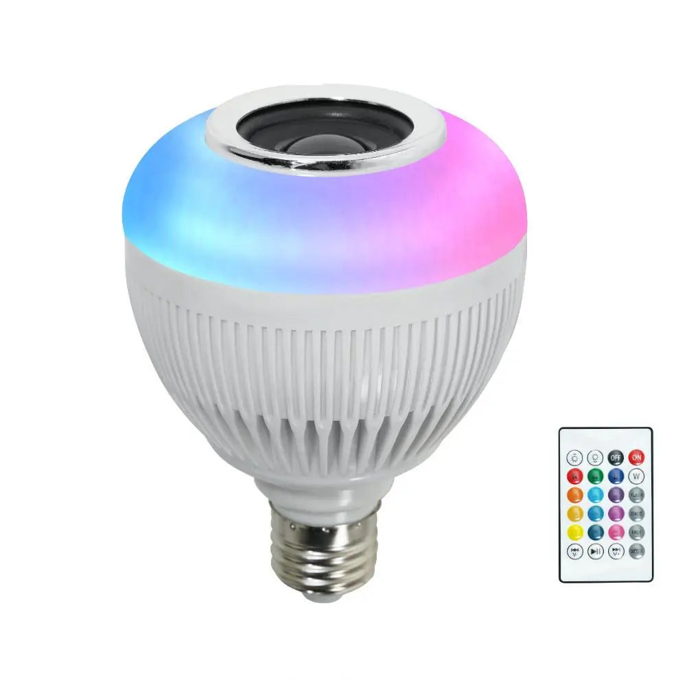 DAFUSHOP Lampada Bluetooth Com Controle Remoto 12W Rgb